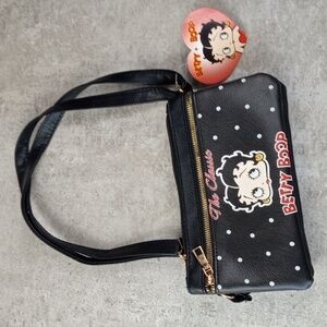 👜 Betty Boop Black Crossbody Bag